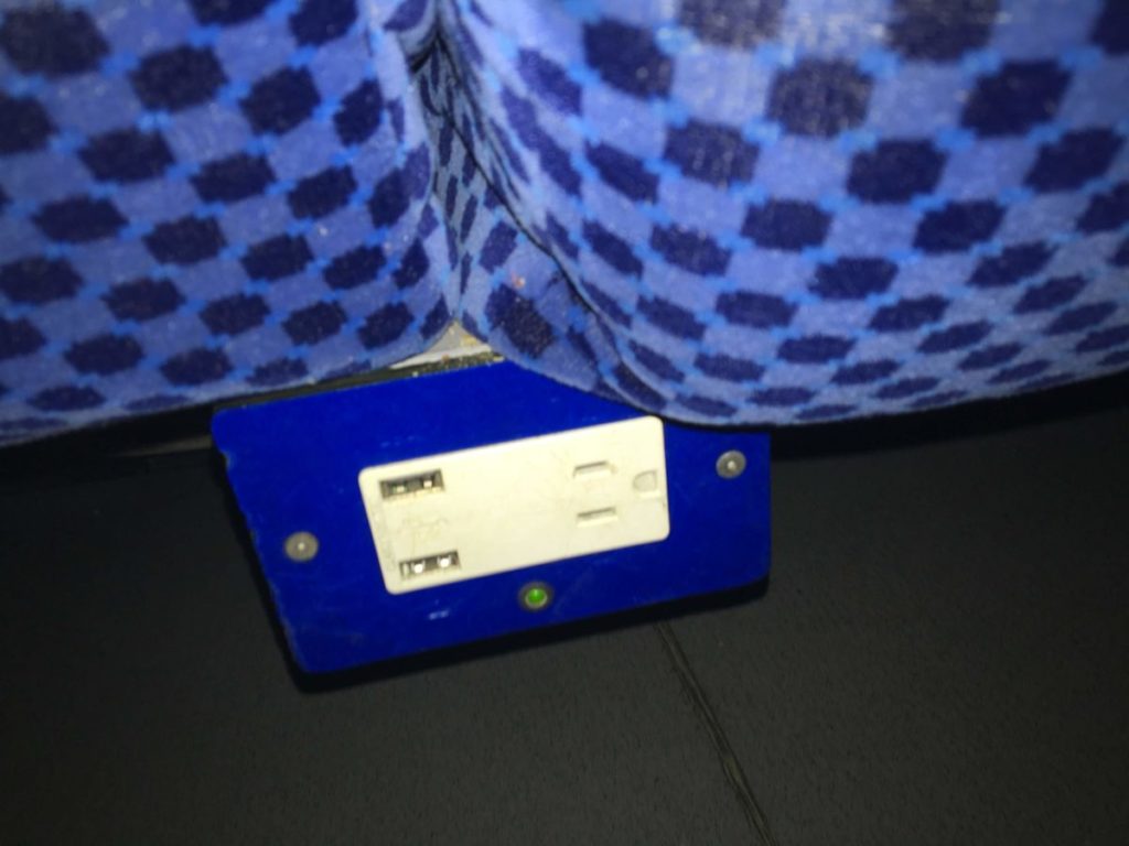 AC and USB outlet of ADO Bus