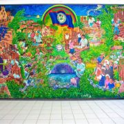 mural of Corozal Town Hall